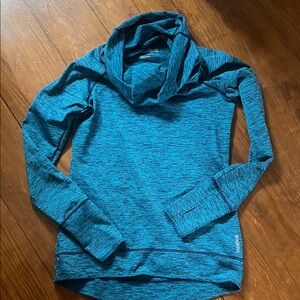 Reebok Women's Teal Cowl Neck Pullover